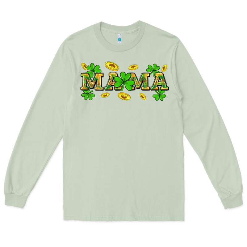 St. Patricks Day Mama Long Sleeve Tee by Neo Western | Teevron