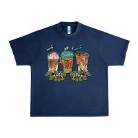 Navy western coffees Urban Heavy Tee - BarkalooDesign