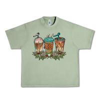 Oil Green western coffees Urban Heavy Tee - BarkalooDesign