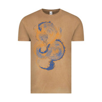 Vintage Camel blue and orange dragon Vintage Tee - RanaPortraitStore