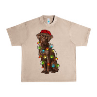 French Oak Christmas labrador retriever Urban Heavy Tee - RanaPortraitStore
