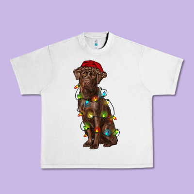 Christmas Labrador Retriever Urban Heavy Tee Designed By Ranaportraitstore