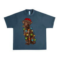 Midnight Navy Christmas labrador retriever Urban Heavy Tee - RanaPortraitStore