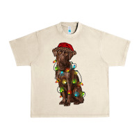 Sandshell Christmas labrador retriever Urban Heavy Tee - RanaPortraitStore