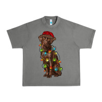 Tornado Christmas labrador retriever Urban Heavy Tee - RanaPortraitStore