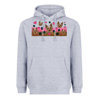 Heather Grey yorkie dogs Heavyweight Hoodie - Jasminsmagicworld