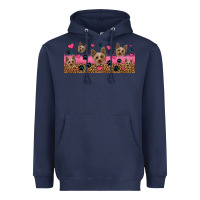 Navy yorkie dogs Heavyweight Hoodie - Jasminsmagicworld