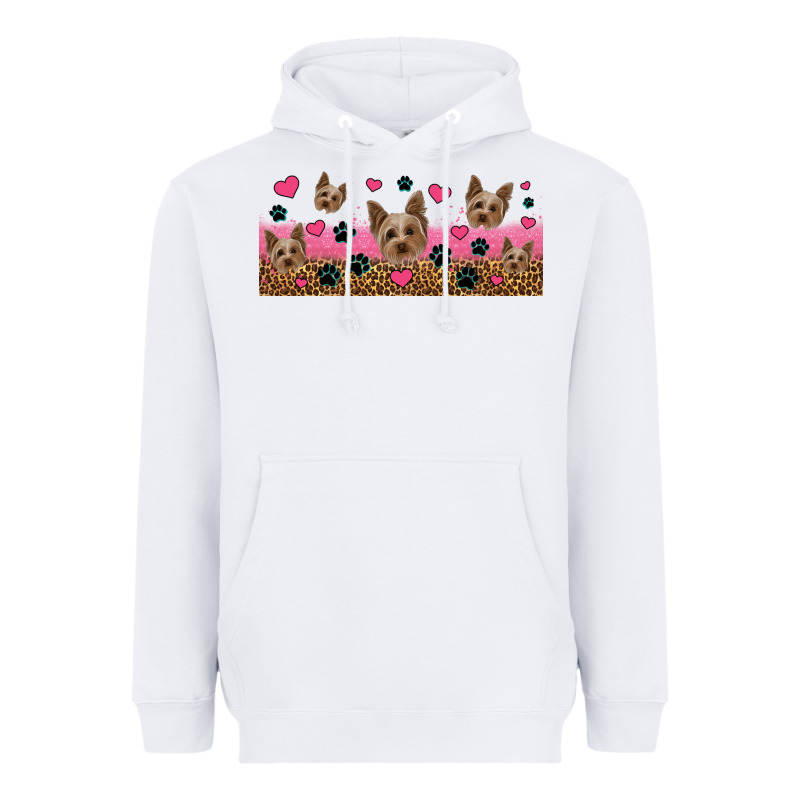 Yorkie Dogs Heavyweight Hoodie by Jasminsmagicworld | Teevron