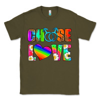 Army Green choose love (gay) Classic Tee - HRA Design Shop