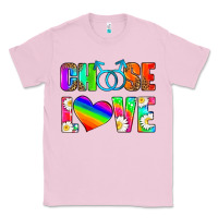 Bubblegum Pink choose love (gay) Classic Tee - HRA Design Shop