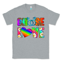 Heather Grey choose love (gay) Classic Tee - HRA Design Shop