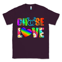 Plum choose love (gay) Classic Tee - HRA Design Shop
