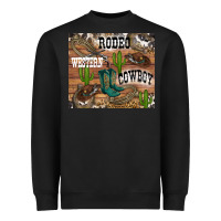 Black western rodeo Heavyweight Sweatshirt - RanaPortraitStore