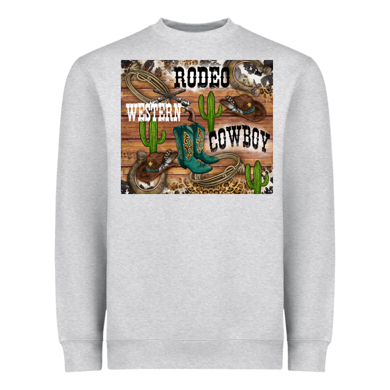 Western Rodeo Heavyweight Sweatshirt by RanaPortraitStore | Teevron