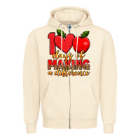 Sandshell 100 days of making a difference Zipper Hoodie - Artiststas