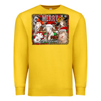 Lemon merry christmas goats Premium Sweatshirt - Jasminsmagicworld