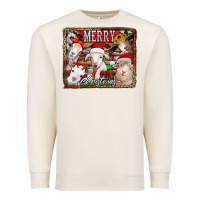 Sandshell merry christmas goats Premium Sweatshirt - Jasminsmagicworld