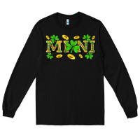 Black St. Patricks Day mini Long Sleeve Tee - Neo Western