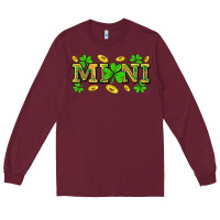 Burgundy St. Patricks Day mini Long Sleeve Tee - Neo Western