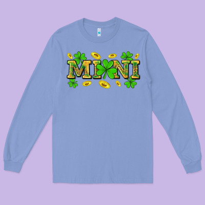 St. Patricks Day Mini Long Sleeve Tee Designed By Neo Western