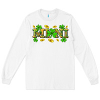 White St. Patricks Day mini Long Sleeve Tee - Neo Western