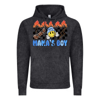 Vintage Black mama's boy Vintage Hoodie - MaliasSmallBusiness