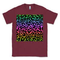 Burgundy leopard glitter seamless pattern Classic Tee - BundleAndBundleShop