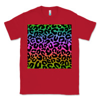 Red leopard glitter seamless pattern Classic Tee - BundleAndBundleShop