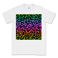 White leopard glitter seamless pattern Classic Tee - BundleAndBundleShop