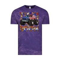 Cloud Purple red white and boom Vintage Tee - texasbilliewilder