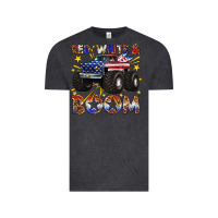 Vintage Black red white and boom Vintage Tee - texasbilliewilder