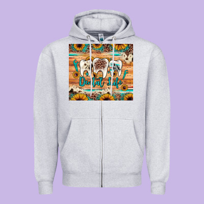 Dental Life Zipper Hoodie Designed By Jahusdesignshop