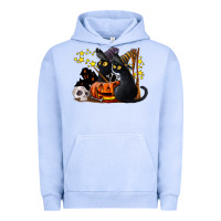 Pigment Grape Ice halloween black cats Urban Hoodie - LillyAllenDesigns