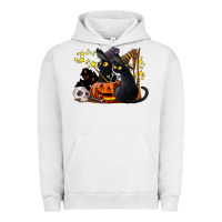 Pigment Lunar Rock halloween black cats Urban Hoodie - LillyAllenDesigns