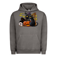 Pigment Tornado halloween black cats Urban Hoodie - LillyAllenDesigns