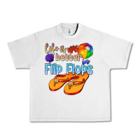 Lunar Rock life is better in flip flops Urban Heavy Tee - texasbilliewilder
