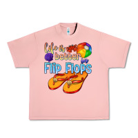 Salmon life is better in flip flops Urban Heavy Tee - texasbilliewilder
