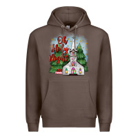 Coffee christmas church oh holy night Premium Hoodie - MaliasSmallBusiness