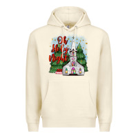 Sandshell christmas church oh holy night Premium Hoodie - MaliasSmallBusiness