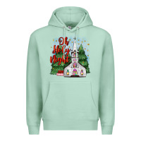 Seafoam christmas church oh holy night Premium Hoodie - MaliasSmallBusiness