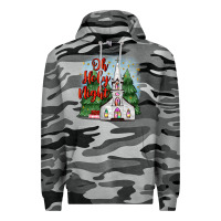 Slate Camo christmas church oh holy night Premium Hoodie - MaliasSmallBusiness