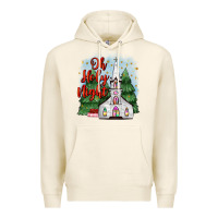 Tofu christmas church oh holy night Premium Hoodie - MaliasSmallBusiness