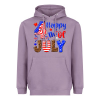 Lavender happy 4th of july Heavyweight Hoodie - NancyCooperArtShop