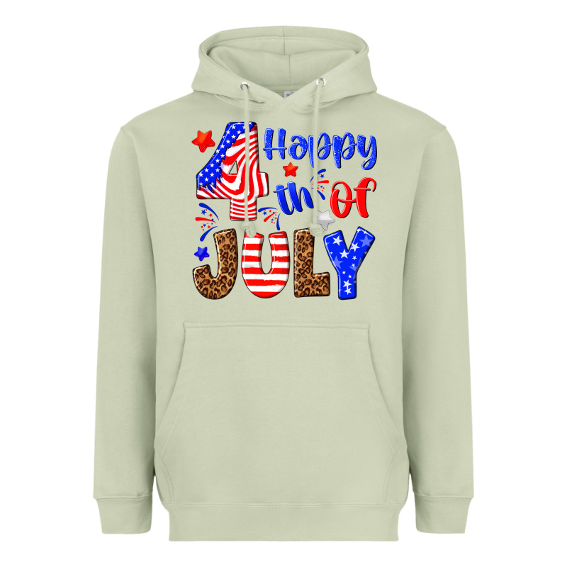 Happy 4th Of July Heavyweight Hoodie by NancyCooperArtShop | Teevron