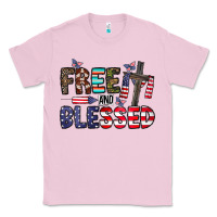 Bubblegum Pink free and blessed Classic Tee - CowhideDigitalArt