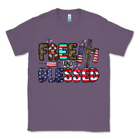 Lavender free and blessed Classic Tee - CowhideDigitalArt