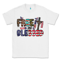 White free and blessed Classic Tee - CowhideDigitalArt