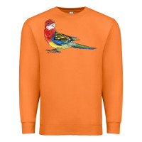 Carrot Rosella Bird Premium Sweatshirt - LillyAllenDesigns