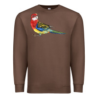 Chestnut Rosella Bird Premium Sweatshirt - LillyAllenDesigns