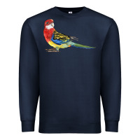 Navy Rosella Bird Premium Sweatshirt - LillyAllenDesigns